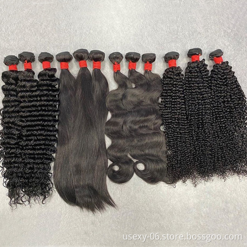 Free Sample Wholesale Vendors Human Hair Weave Bundles With Lace Frontals Closure Raw Mink Brazilian Cuticle Aligned Hair Bundle